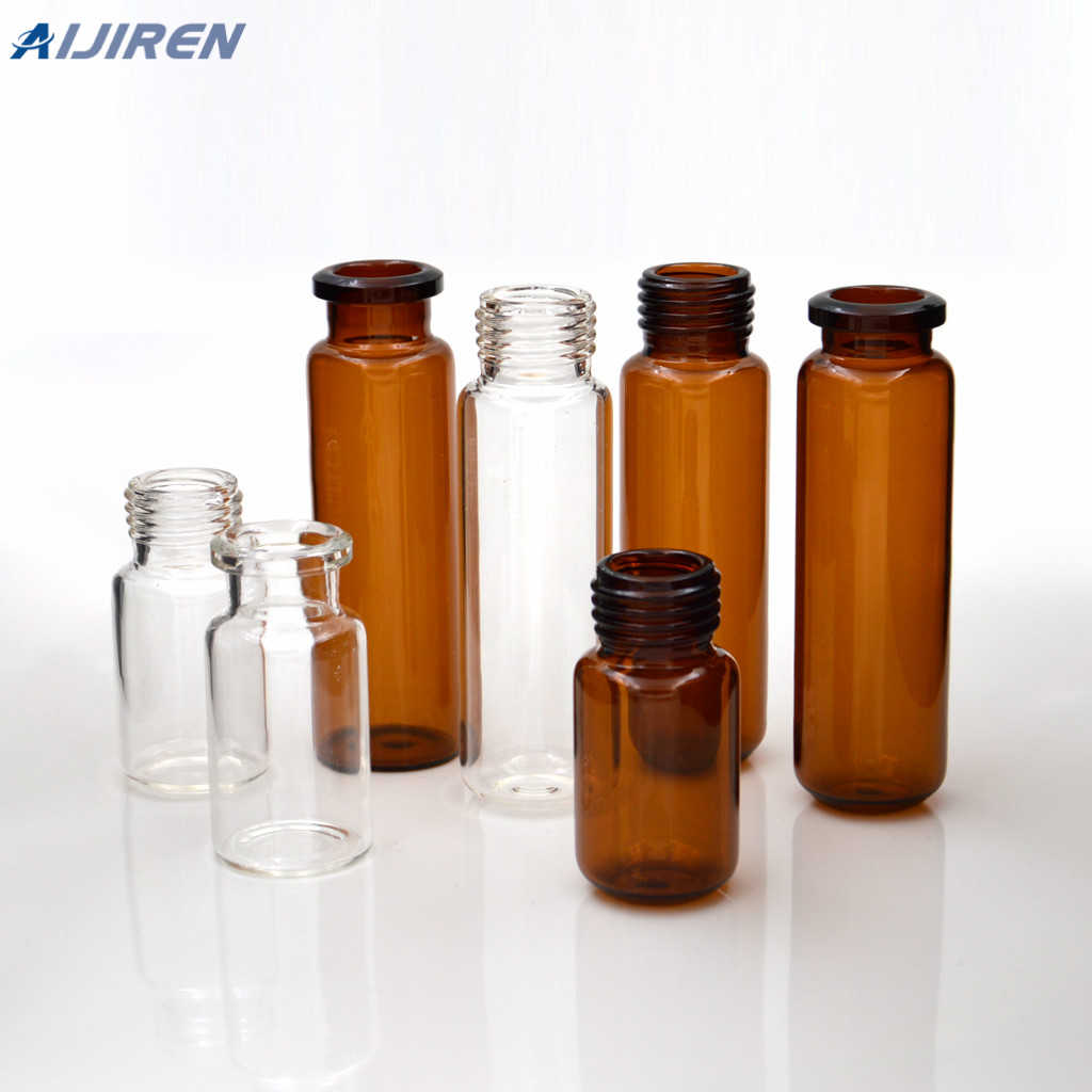 4ml glass vials septa bonded to cap thread